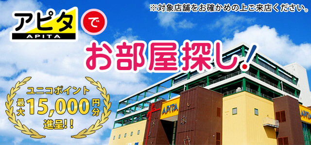 アピタで部屋探し